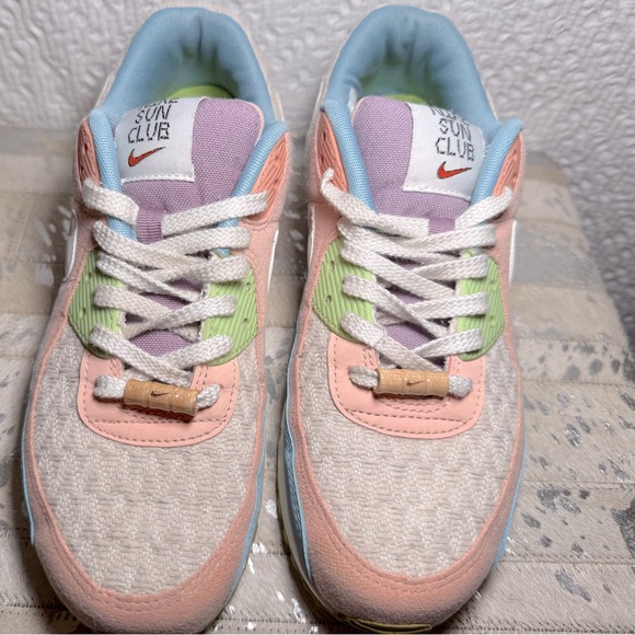 Nike Air Max 90 SE Sun Club Multicolor Sneakers Women’s Size 9.5 - Picture 7 of 7